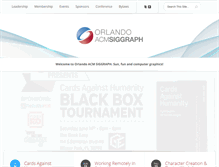 Tablet Screenshot of orlando.siggraph.org