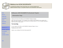 Tablet Screenshot of melbourne.siggraph.org